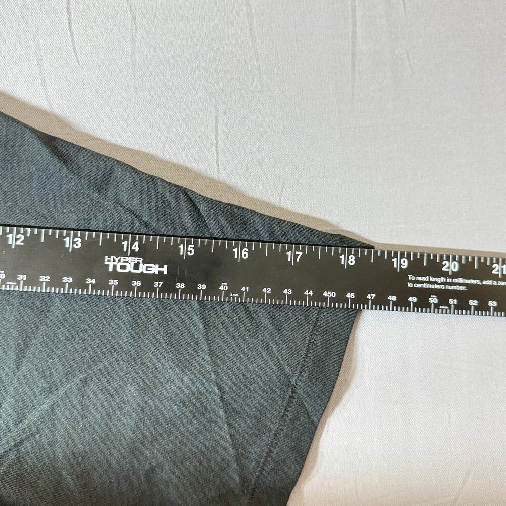 Fabletics NWT Women's XL Oversized Boxy Cropped T-Shirt Dark Grey - Picture 6 of 7